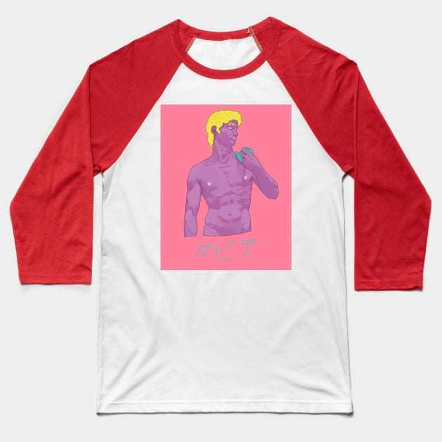 Pop Art David Baseball T-Shirt by On The Avenue